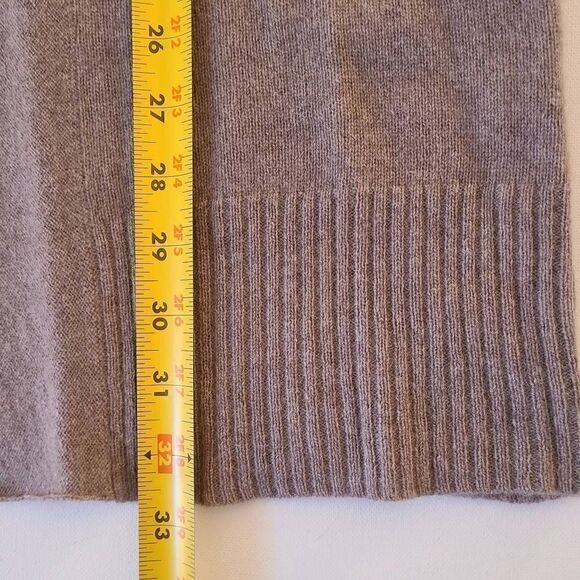 Tahari Tan Cashmere Longer Open Cardigan Sweater Size XS - Picture 7 of 11